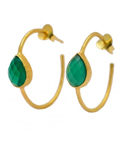 Pendientes-Onix-Verde Pendientes-Onix-Verde