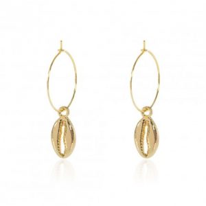 Pendientes-aro-concha